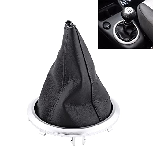Gear Shift Boot Cover for Suzuki Swift SX4 Car Manual Transmission Shift Lever Frame Boot Cover Fit for Suzuki Swift SX4 2005-2010 Black Gear Shift Gaiter Cover Gear Shift Knob Boot Dust Cover