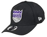 Stylische schwarze Basecap mit grauem Undervisor | 3D-Stick des Kings-Logos auf der Front | Weiße New Era Flag links an der Kappe