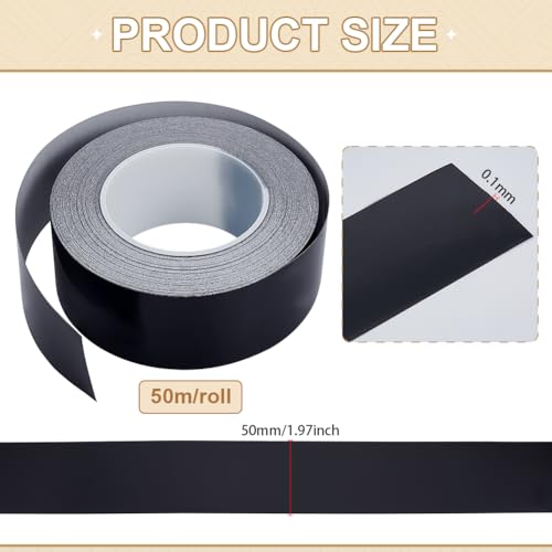 Image of BENECREAT 2 Inch Light Blocking Tape, 164 Feet 100% Blackout Tape, Adhensive Light Cover for Full Light Blocking, Blackout Light Stickers for Electronics, Window, Lamp, Screen Protector