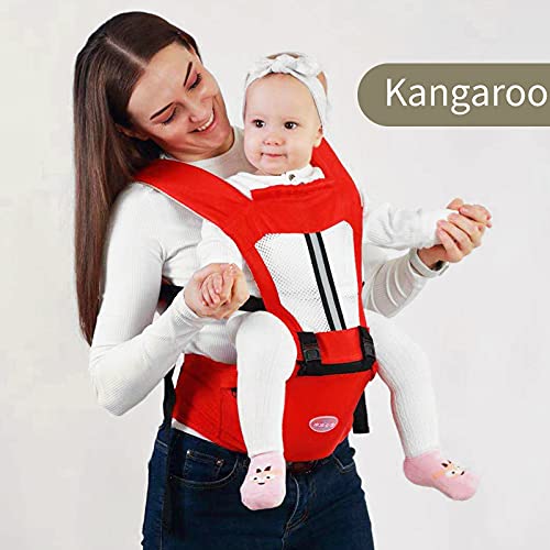 Mabor Babydraagzak heupzitje, babyslingers met heupkruk, pasgeborene babydrager ergonomische verstelbare kinderdrager… - Image 4