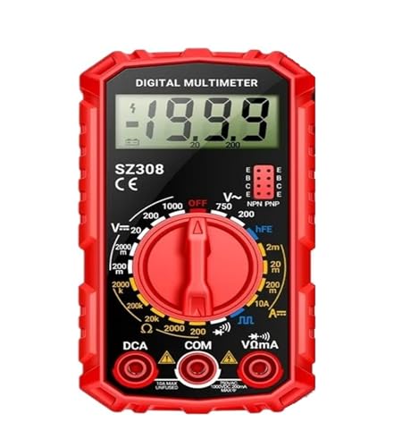 Multimètre numérique test onde carrée SZ308 compteur résistance tension courant alternatif continu