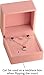 LAODA T Style Velvet Earring Gift Box for Dangling, Hoop and Leverback Earrings Luxury Velvet Material Multiple Use Necklace Earring Storage Box for Women for Men (1, Pink)