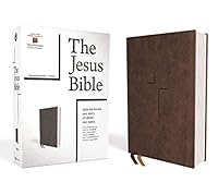The Jesus Bible, NIV Edition, Cloth over Board, Gray Linen 0310087058 Book Cover
