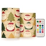 Photo Gallery cgiub candele senza fiamma a forma di albero di babbo natale, 2 pezzi, a batteria, con telecomando e timer, per feste, matrimoni, decorazioni per la casa Photo Gallery cgiub candele senza fiamma a forma di albero di babbo natale, 2 pezzi, a batteria, con telecomando e timer, per feste, matrimoni, decorazioni per la casa