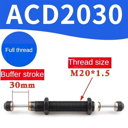 Tampon hydraulique pneumatique bidirectionnel ACD pour réduire les vibrations