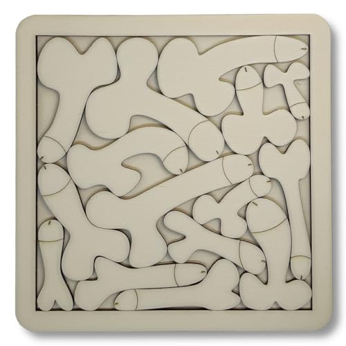 Wooodz Puzzle Casse tête en Bois Les zizis 15 pièces Difficile Fabriqué en France