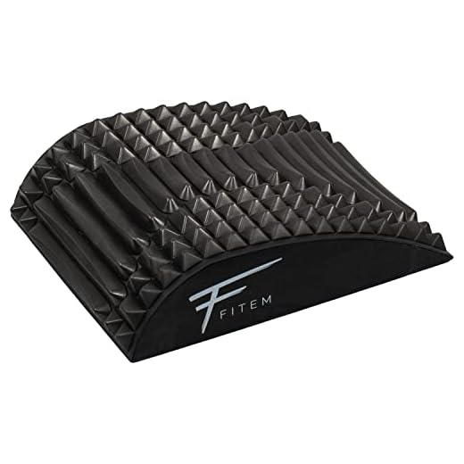 Fitem - Stretcher arqueado para estiramiento de espalda y lumbares, corrector de postura, descompresión vertebral, masaje de espalda, alivio del dolor de espalda, rigores musculares, puntos
