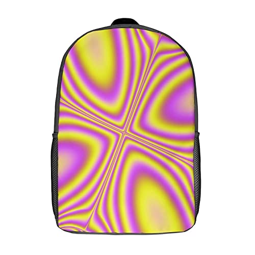 Sac d'école pour enfants et adolescents avec grand compartiment 17 pouces imprimé 3D