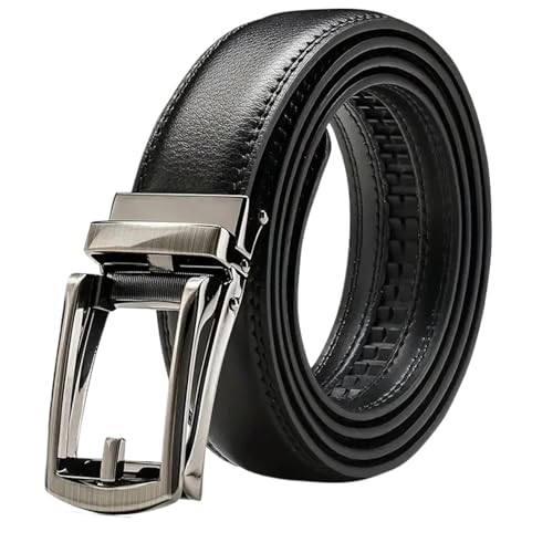 Men Belt Leather Belt Metal Alloy Automatic Buckle Waist Belts For Men Strap Male For Business