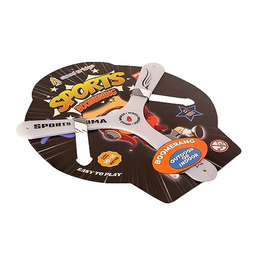 Image of Wood Bridge New Boomerang - Flying Spinner Sport (Silver) - 5 Years And Up