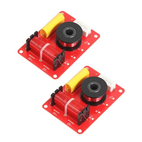 DollaTek 2Pcs Filtres de Croisement Audio du système de Haut-parleurs 2 Voies 130W Distributeur de fréquence