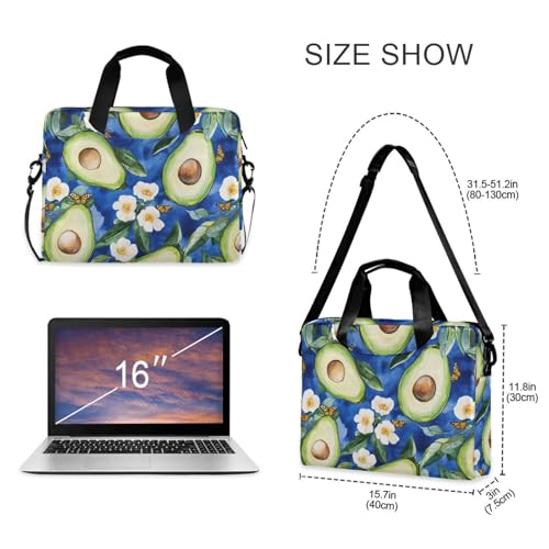 Maletín para Laptop con Asa y Correa Azul Real 15.6" miniatura 5