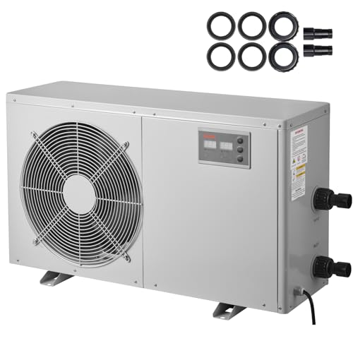 VEVOR Aquarium Chiller 500 Gallon, 1-1/2 HP Water Chiller for Hydroponics, Fast Cooling for Fish Tank,Axolotl,Coral Reef,Quiet Refrigeration Compressor, Titanium Evaporator,Complete Fittings