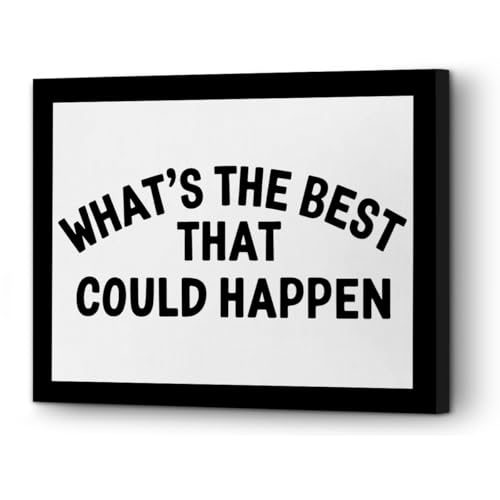Inspirational Quote Print Canvas Wall Art, Motivational Dopamine Office Decor Wall Decor, Modern Uplifting Poster Artwork for Home Office Bedroom Living Room Hallway, Corporate Gift 11.4x15in Framed