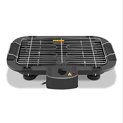 Electric Smokeless Portable Grill Indoor Barbecue Stove Filled with Water Drip Tray To Reduce Odor Smoke, 1300 W (Smokeless Grill)