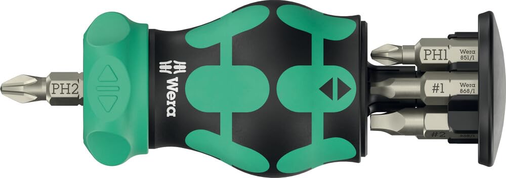 Wera 5008893001 Wera Kompakt Stubby Magazine Universal Bit set scr...