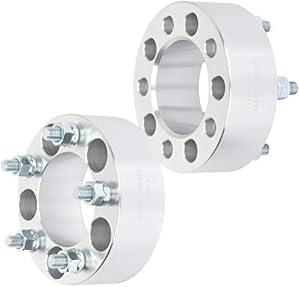 Aintier 2pcs 2" 5 Lug Wheel Spacers 5x4.5 to 5x4.5 5x114.3mm 66.1mm 12x1.25 Wheel Spacers Adapters fits for Lumina for Chevrolet