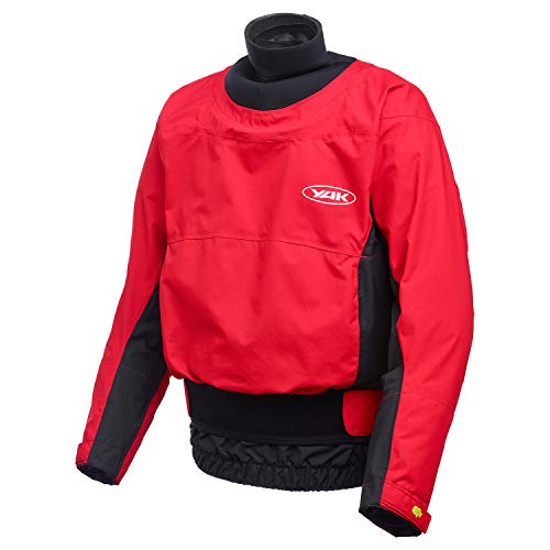 Yak Kayak & Kayaking - Zeus Kayak Whitewater Cag Red 3727 - Lightweight Breathable Waterproof Sprayproof