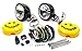 KC HiLiTES 238 Daylighter Black 100w Spot Beam Light System