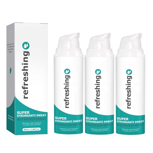 Gel Antitranspirante Contra La Sudoración En La Cara,Gel Antitranspirante Fuerte,Para La Cara, Manos, Pies Y Cuero Cabelludo,Efectivo Contra El Olor De Las Axilas Y La Sudoración Excesiva, Hombres Y