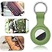 4 Pack Airtag Case Holder for Apple Air Tag, Airtag Case with Anti-Lost Keychain, Silicone Protective Cover for Kids' Backpacks, Dog Collars, Luggage, Multi-Color Protective AirTag Accessories