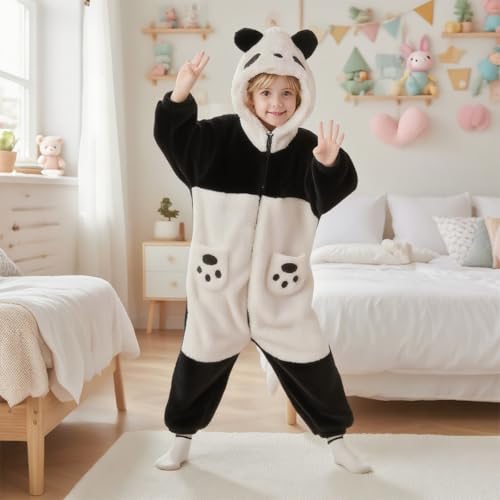 Pyjama combinaison panda, le déguisement douillet idéal pour Halloween