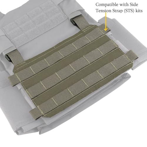GYDEHUTJ Molle Placard Hoop and Loop Front Flap Hanging Panel for Tactical Chest Rig Huntting Vest Plate Carriers