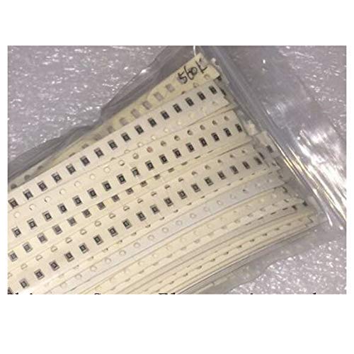 2000pcs 10 ohm-910K Ohm 1206 Kit de Resistencia SMD Conjunto Surtido 5% 80values25pcs Resistencias SMD 10K 470/100/680 Ohm Paquete de Resistencia