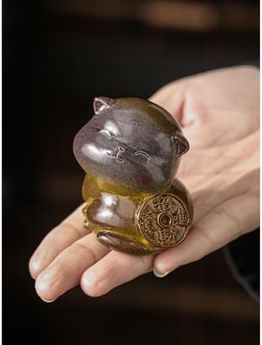 Resin Color Change Tea Pet Cute Cat Tea Play, 5.5cm 2.2in, Kung Fu Tea Tray Accessories image 5
