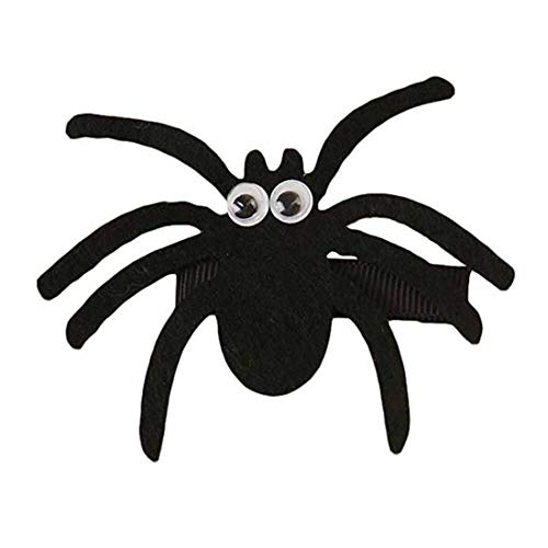 Pinzas de cabello de araña de Halloween para bebé miniatura 2