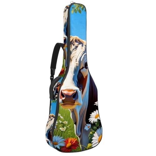 Housse pour guitare acoustique étanche avec couche de protection antichoc