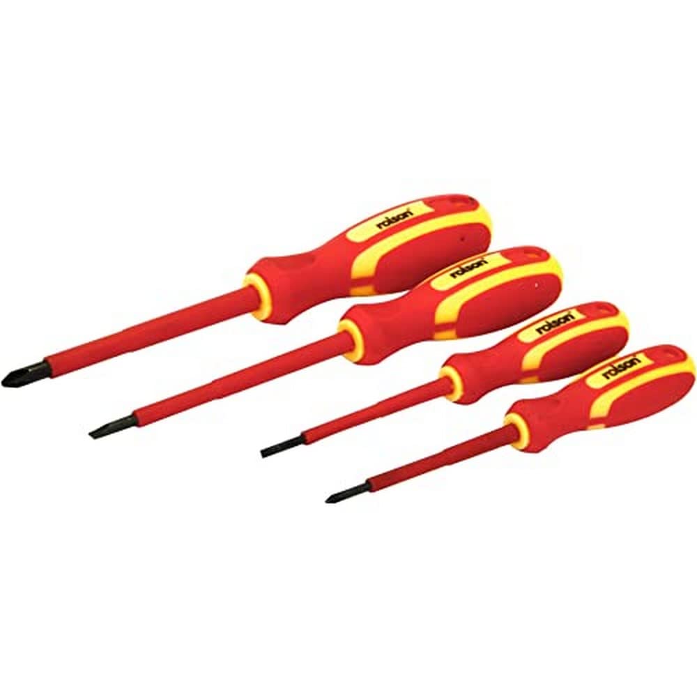 1 Pack - Rolson 28730 4Pc Vde Screwdriver Set 5029594287302