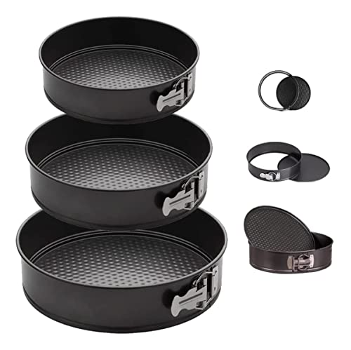 Conjunto 3 Formas Redondas De Metal Com Fundo Removível