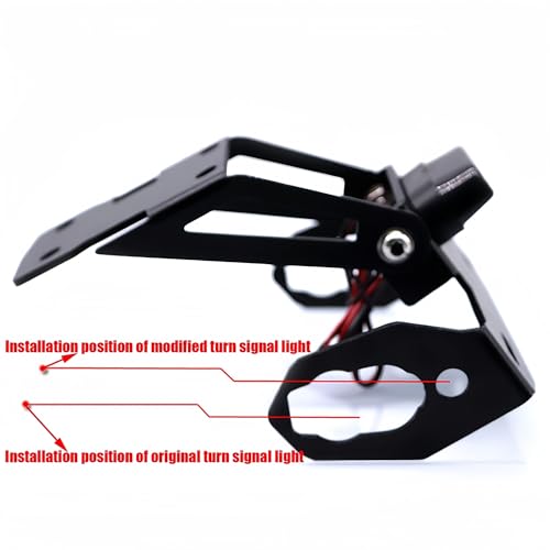 Support de plaque d'immatriculation pour Ninja 650 et Z650 2017-2020