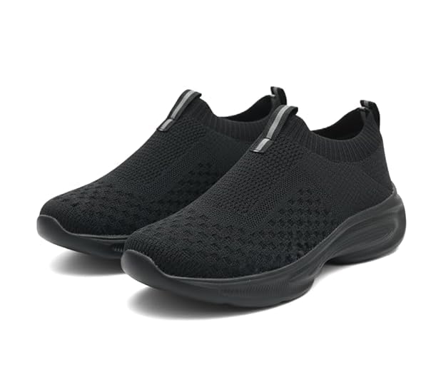 Image of Kraasa Trial Running Shoes with Lightweight Memory Insole | Breathable, Anti-Skid Knit Sneaker, Walking & Gym Shoes