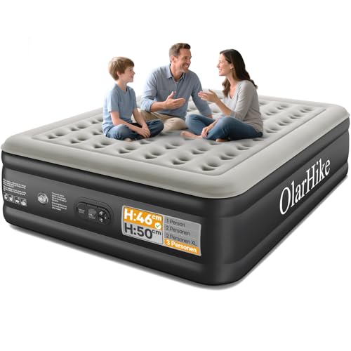 OlarHike Luftmatratze Selbstaufblasend, Luftbett Gästebett, Aufblasbares Matratze Zelt Sofa, Luftbett 3 Personen, Selbstaufblasbare Luftmatratze für...