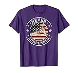 Never Surrender Gold Sneakers Flag Trump 2024 T-Shirt
