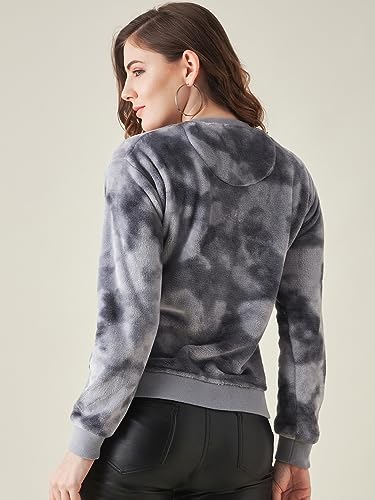 Image of Modeve Self Design Round Neck Casual Women Sweater||Winterwear||