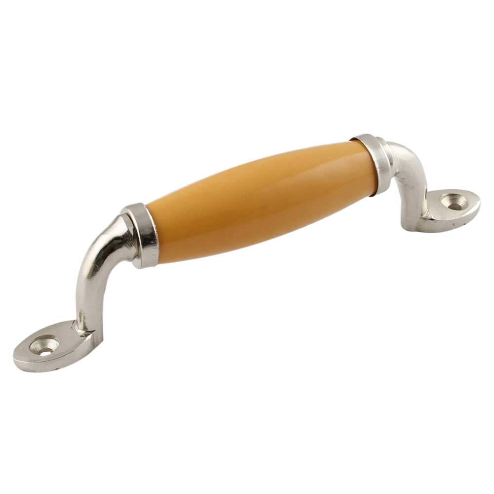 Indian-Shelf Small Door Handle - Ceramic Handles for Wardrobe and Drawers - Mustard Window Pulls -1 Piece 6.5 inches (B088Q2WJT4) Amazon Price History, Amazon Price Tracker
