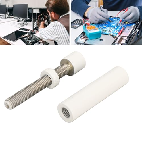 Soporte para GPU de aleación de aluminio blanco miniatura 1