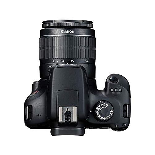 Kit Câmera Digital Canon EOS Rebel T100 Premium Kit com Lente EF-S 18-55mm + EF-S 55-250mm Preto