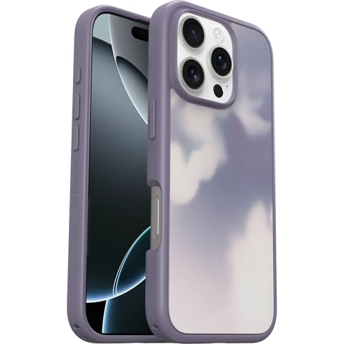 Image of OtterBox iPhone 16 Pro Symmetry Series Case - Winter Window (Purple) - Ultra-Thin, Sleek iPhone Case, iPhone Case with Cloud Design
