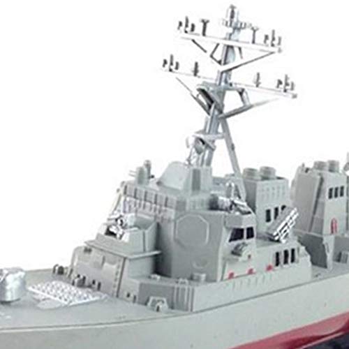 Distruttore Missilistico Guidato Modello di Nave Giocattoli Statici Banco di Mostra Modello di Nave da Guerra Giocattoli Educativi DIY Hobby per Bambini
