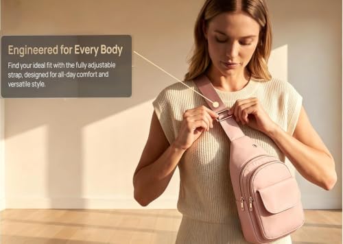 Sling Bag for Women Small Crossbody Bag Casual Travel Hiking Sling Backpack - image 8