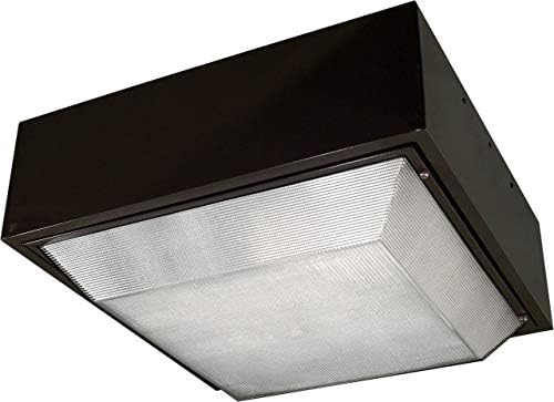 DABMAR LIGHTING DW9240-W-MT Powder Coated Cast Aluminum Large Square Ceiling Fixture, White