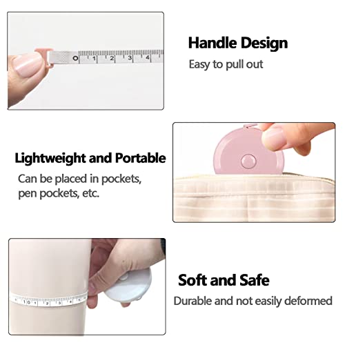 Zuosiba MT-2023 3 Pack Tape Measures Retractable Measuring Tape thumb #4