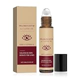 ZOMKIFA Rizinusöl Weihrauch Rollerball Augenroller 10ml Befeuchtend Aufhellend Unter Den Augen Pflegend Roll-On Für Augenpartie Gesicht Straffend Nährend 10ml Alle Hauttypen