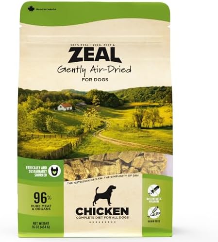 ZEAL Canada Air-Dried Chicken Recipe for Dogs - High Protein, Nat...