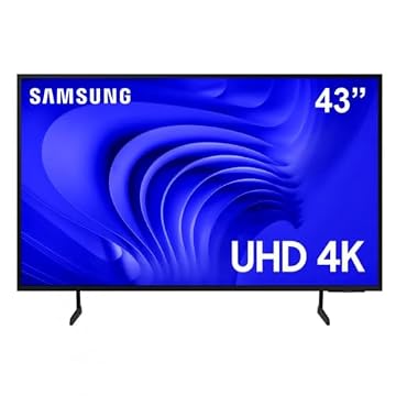 Samsung Smart TV 43" UHD 4K 43DU7700 - Processador Crystal 4K, Gaming Hub