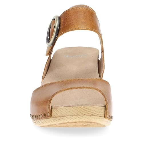 Dansko Tamra Peep Toe Sandal for Women - Quality Leathers and a Heel for a Classy, All-Day Look - Cushioned Footbed for All-Day Comfort4